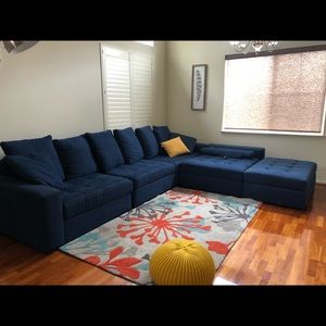 Sectional sofa by jonathan louis